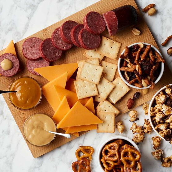 Holiday Treats and Snacks Gift Basket Charcuterie Spread
